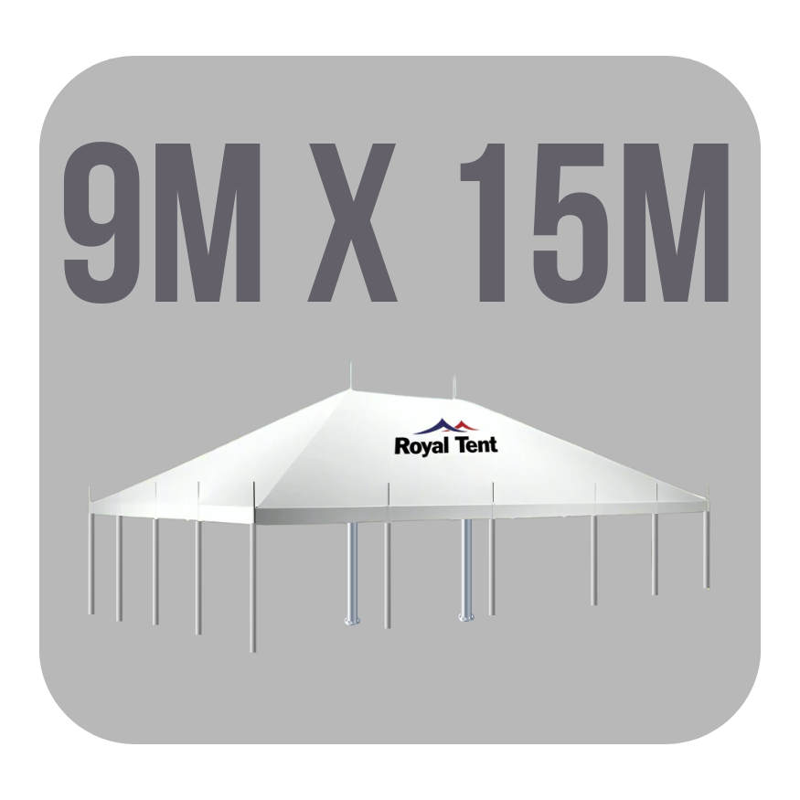 9m x 15m Peg and Pole Tent - Image 2
